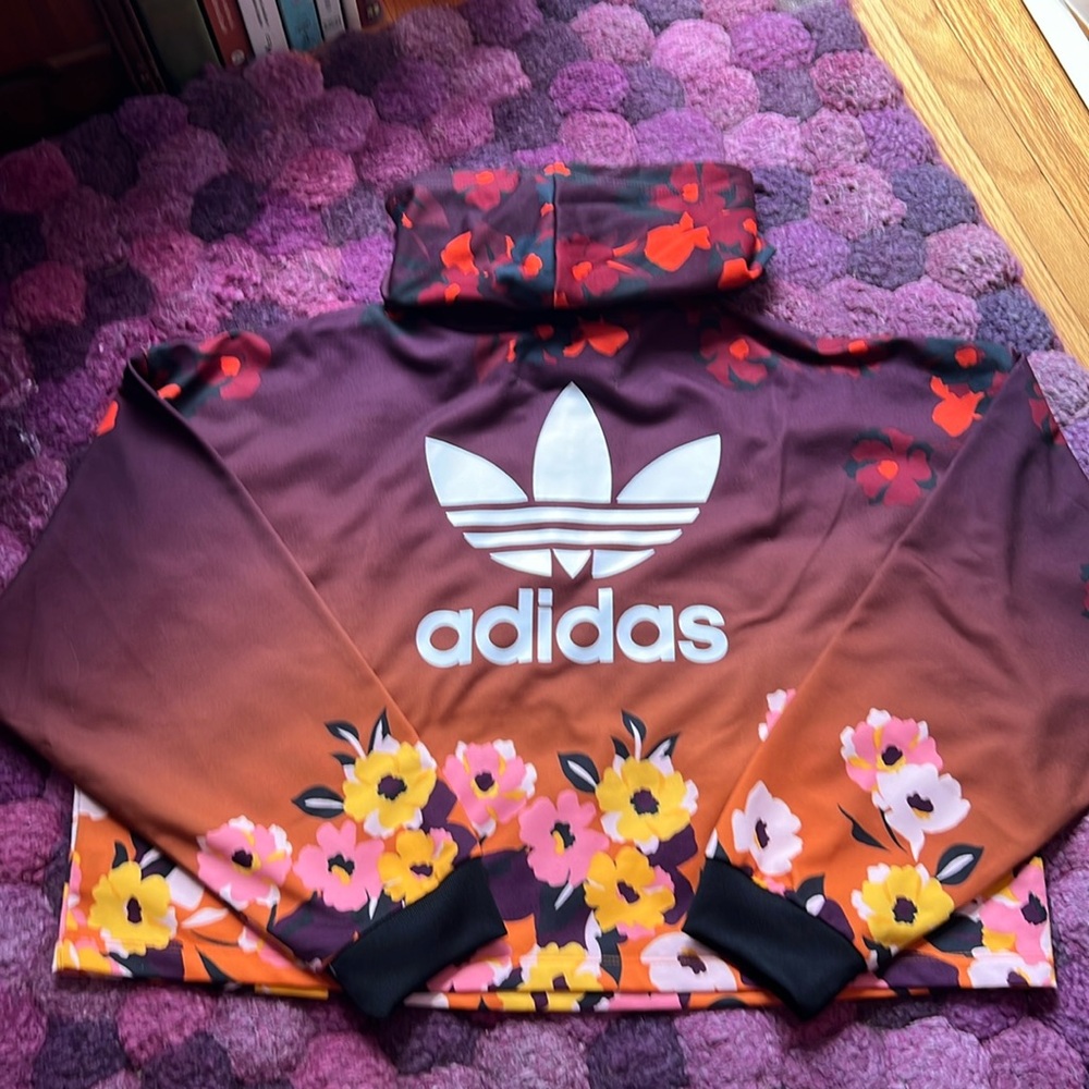 Adidas x HER cropped hoodie